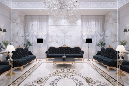 دکوراسیون داخلی آپارتمان سبک کلاسیک
